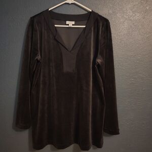 Chic Black Long Sleeve Top by Pure Jill